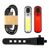 Mactronic - Set aus DUO Slim LED Akku Fahrradlampen - ABS0031