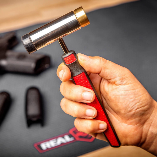Real Avid - Accu-Punch™ Hammer with Brass & Steel Pin Punch Set - AVHPS-B