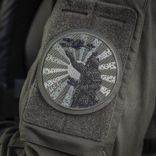 M-Tac – Aufnäher „Der Weg des Samurai“ – Stickerei – Ranger Green – 51426123