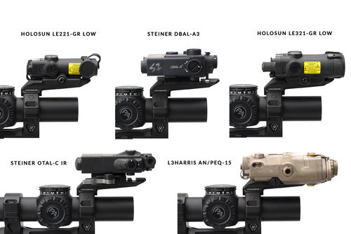 Strike Industries - ASM Ringkappe Multi-Optic Mount System - Picatinny - Schwarz - SI-STRIKE-ASM-OM