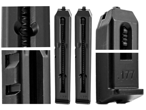 Umarex - Magazin - Beretta Elite II - 4,5 mm BB - 2 Stücke - 5.8090.1
