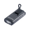 Ledlenser - Wiederaufladbare LED-Taschenlampe / Schlüsselring K6R - 400 lm - Mit Rotlichtmodus - Grau - 502577