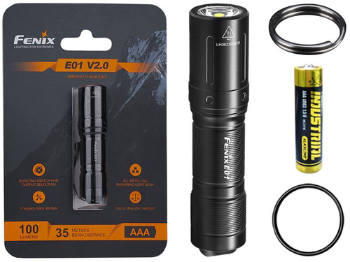 Fenix - E01 V2.0 Taschenlampe - 100 Lumen