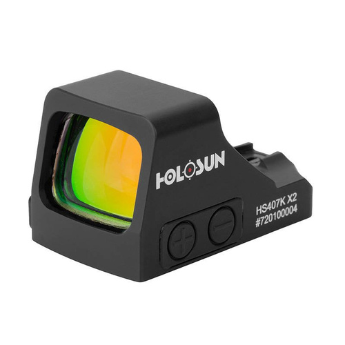 Holosun - Kollimator HS407K Offene Reflex SubCompact Pistole Visier - Schwarz - HS407K X2