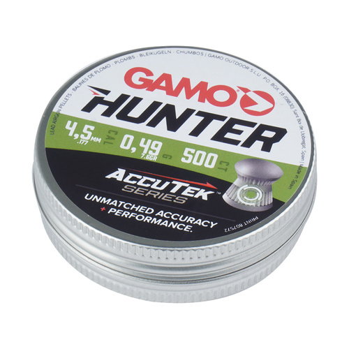 Gamo - AccuTek Hunter Diabolo Pellet - Kaliber 4,5 mm - 500 Stück - 6320834-AK