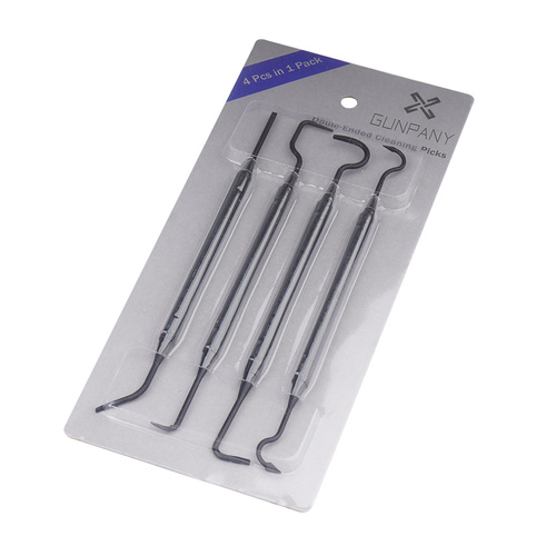 GunPany – Waffenreinigungsschaber-Set – Schwarz – GPCK-4P