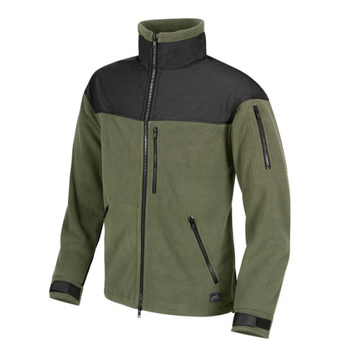 Helikon - Sweatshirt Fleece Classic Army - Olive Green / Black - BL-CAF-FL-16