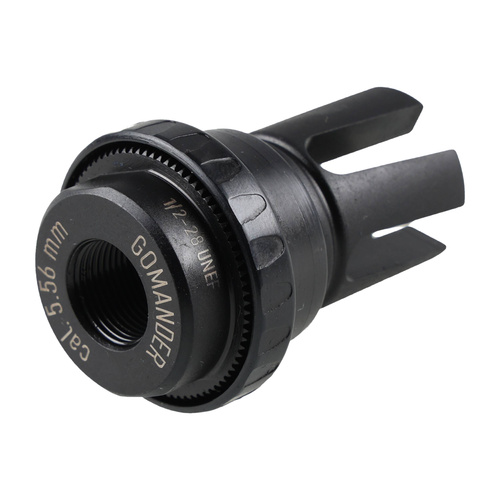 Gomander - Quadron Flammenkompensator - 5,56 mm - 1/2x28 UNEF-9 - Schwarz - TB0.10172
