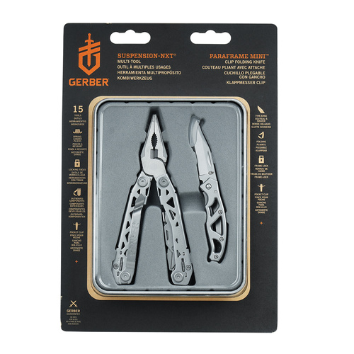 Gerber - Suspension NXT Multitool und Mini Paraframe GT 4L Klappmesser Set - 1052474
