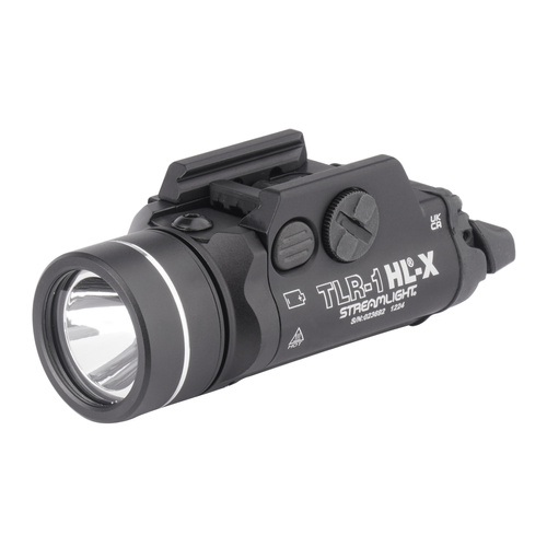 Streamlight - Taktische LED-Waffen-Taschenlampe TLR-1 HL-X - 1500 lm - Picatinny - Schwarz - L-69501