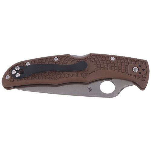 Spyderco - Endura® 4 FRN flach geschliffen braun Messer - C10FPBN