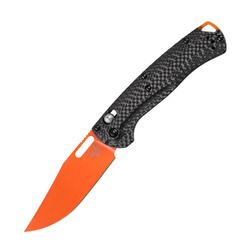 Benchmade - Taggedout Jagdmesser - CPM MagnaCut - Schwarz / Orange - 15535OR-01