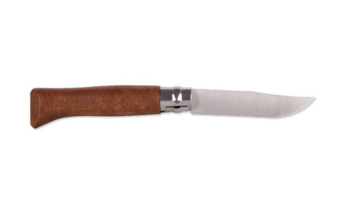 Opinel - Messer N°8 VRI - Rostfreier Stahl - Walnuss/Noyer
