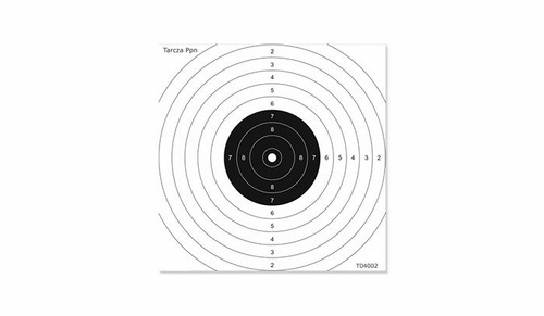 Luftgewehrscheibe - 14 x 14 cm - 100 Stück