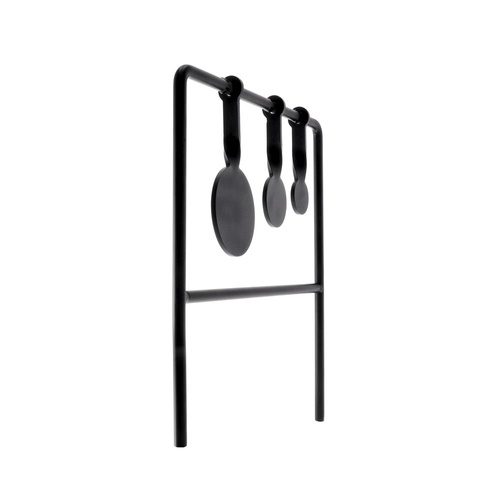 RazorGun - Zielscheibe Wind Spinner - 3 Ziele - Metall - Schwarz - 104490