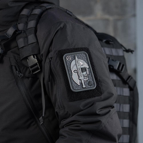 M-Tac - Moralabzeichen - Molon Labe Ace 3D PVC - Grau - 51127011.