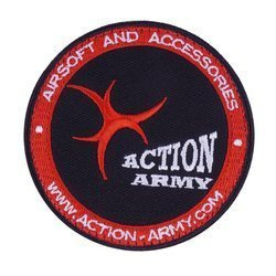 Action Army - Aufnäher - Schwarz
