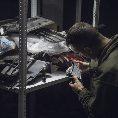 Armytek - LED-Taschenlampe Partner C2 - Warmes Licht - 1020 lm - 18650 - Schwarz - F07802W