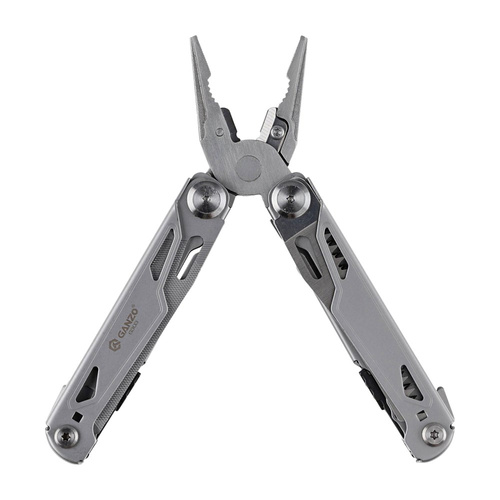 Ganzo - Multitool G303 mit Bitsatz - 14 Werkzeuge - Silber - G303