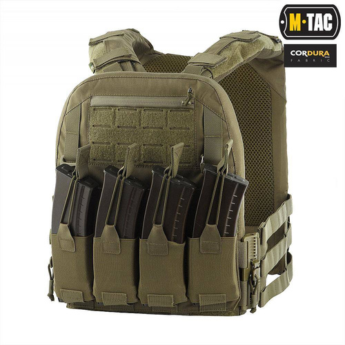 M-Tac - Plate Carrier Cuirass QRS XL taktische Weste - Ranger Green - 10180023