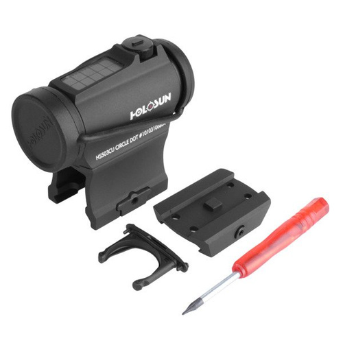 Holosun - Rotpunktvisier HS503CU - Multi-Absehen - Solarpanel - Schwarz - HS503CU