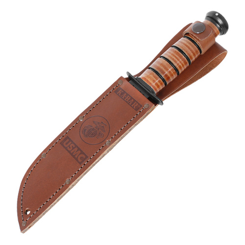 Ka-Bar 1217 - USMC Die Legend Messer - Leder-Abschied