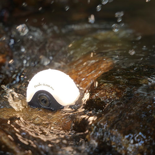 Fenix - Campinglampe CL20R PRO mit 1900-mAh-Akku - 400 lm - Schwarz - CL20R PRO black