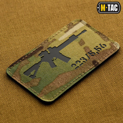 M-Tac - AR-15 223/5.56 Lasergeschnittener Aufnäher - Multicam/Schwarz - 51111802