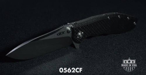 Zero Tolerance - Klappmesser ZT Hinderer 0562CF - CPM 20CV - Schwarz - 0562CF