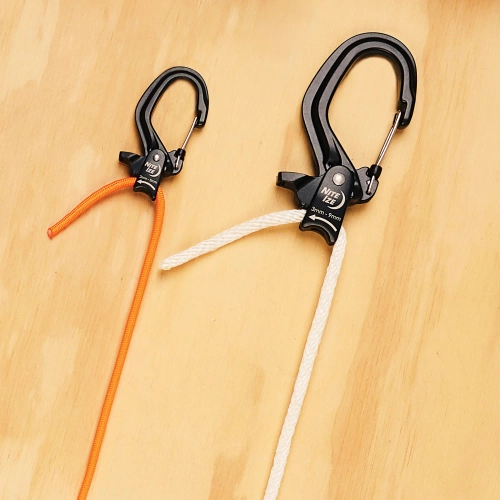 Nite Ize - Seilspanner CamJam mit SlideLock - Aluminium - Klein - Schwarz - CJSLS-01-R3