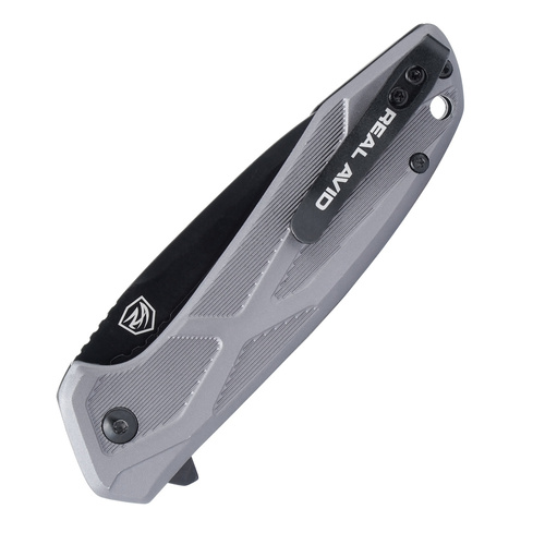 Real Avid - Klappmesser EDC RAV-2 - Aluminium - Grau - AVRAV2