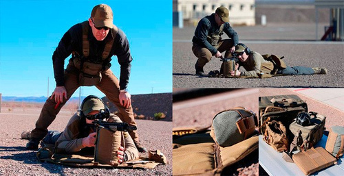 Helikon - Genauigkeit Schießen Tasche Roller klein - Coyote Brown - AC-SRS-CD-11