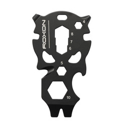 Roxon - Multitool Totenkopf S7 Schlüsselanhänger - Schwarz - ROXS7 