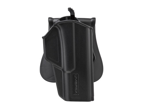 Umarex - Modell 2 Holster für Glock 17, 19, 19 Gen4, 19X, 18C, 22 gen 4 Pistolen - Schwarz - 3.1593