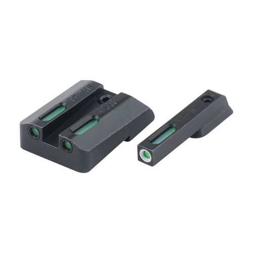 TruGlo - Tritium-Glasfaser-Visier TFX - CZ P10 - Niedrig - Weißer Umriss - TG13CZ2A
