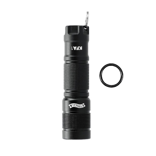 Walther - Schlüsselanhänger-Taschenlampe KFA1 - Cree XP-E2 - 110 lm - IPX8 - Schwarz - 3.7147
