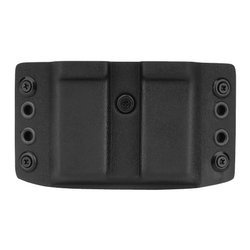 DOUBLETAP GEAR - OWB Kydex Doppelmagazinhalter für P-07/09/10, M&P9, SFP9, P320 - Schwarz