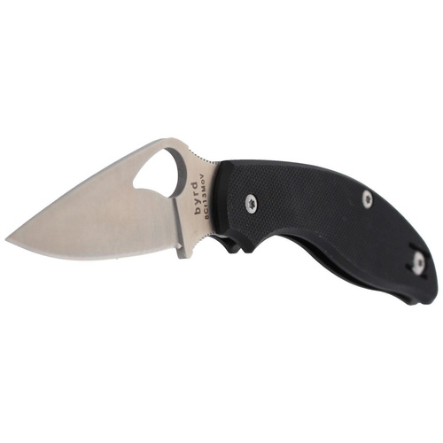 Spyderco - Klappmesser Byrd Tern - G-10 - Schwarz/Silber - BY23GP