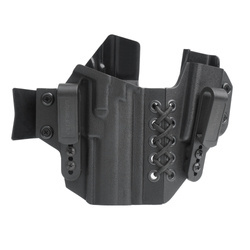 DOUBLETAP GEAR - Appendix Elastic IWB Kydex Holster für HK P30, SFP und Magazin - Schwarz