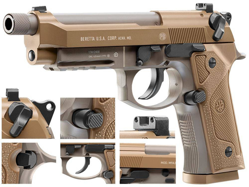 Umarex - Beretta M9 A3 Luftpistole - FDE - 4,5 mm - 5.8347