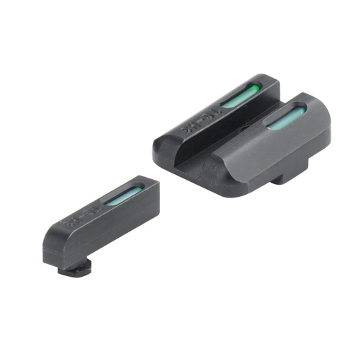 TruGlo - TFX Tritium-Faseroptik-Zielgeräte - Glock 17/19 - Niedrig - Weißer Rand - TG13GL1A