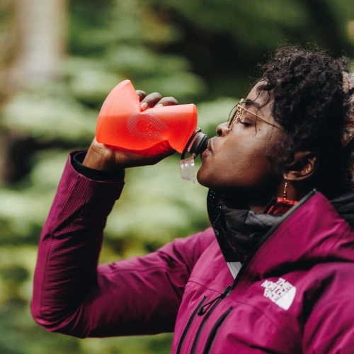 HydraPak - Weiche Wasserflasche Stow - TPU - 500 ml - Mammoth Grey - GS335M