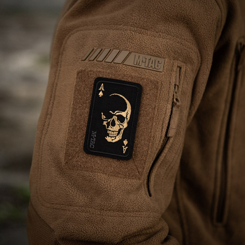 M-Tac - Moralaufnäher Patch Face of War - Cordura - Schwarz/Orange - 51389035