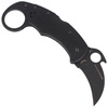 Spyderco - Karahawk™ G-10 All Black Plain Edge Messer - C170GBBKP