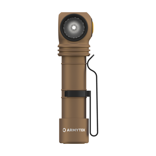 Armytek - Stirnlampe Wizard C2 Pro Max - Magnetisches Ladegerät - 4000 lm - 21700 - Sand - F06701CS