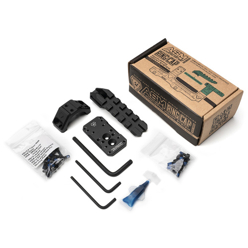 Strike Industries - ASM Ringkappe Multi-Optic Mount System - Picatinny - Schwarz - SI-STRIKE-ASM-OM