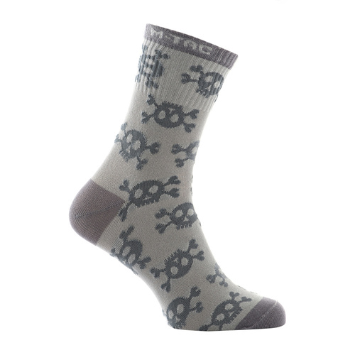 M-Tac - Mk.3 Sommersocken - Pirate Skull - Hellgrau- 30903911