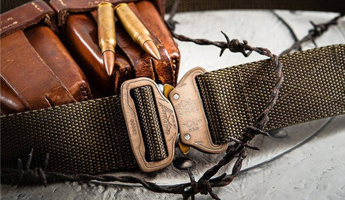 Bajonett - THIRDLINE Gürtel - AustriAlpin COBRA-Schnalle 9kN - 45 mm - Schwarz