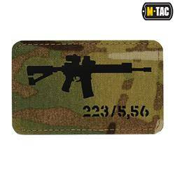 M-Tac - AR-15 223/5.56 Lasergeschnittener Aufnäher - Multicam/Schwarz - 51111802