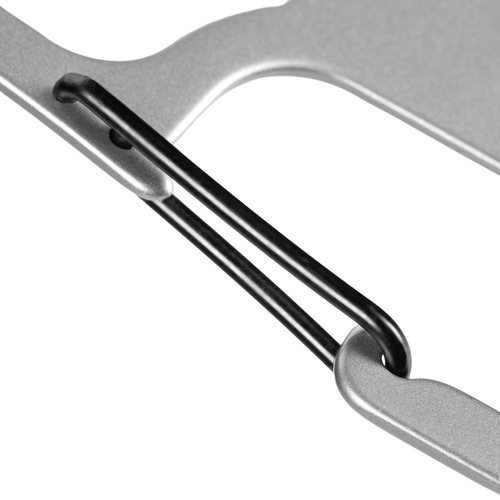 M-Tac – Gabellöffel mit Karabiner – Edelstahl – 60011235